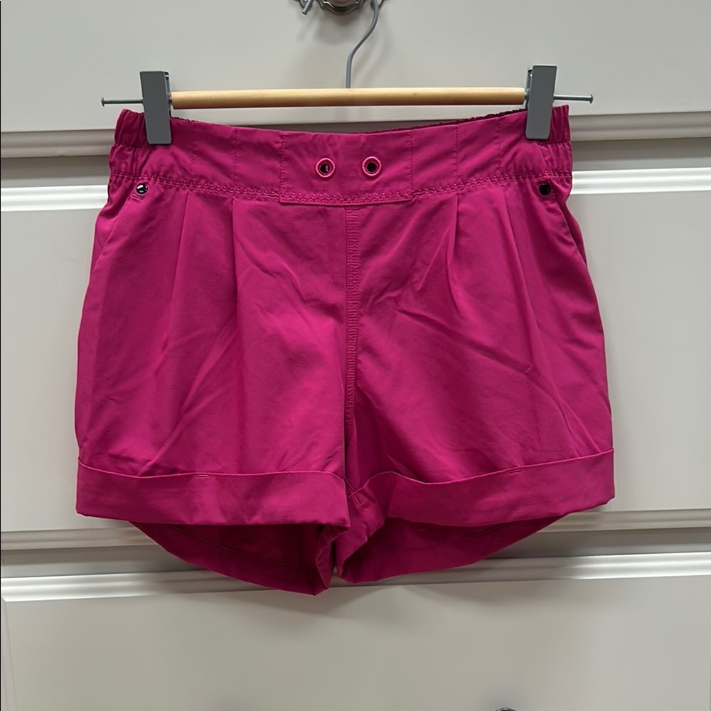 Lululemon Athletica Pink Athletic Shorts with Tailored Design